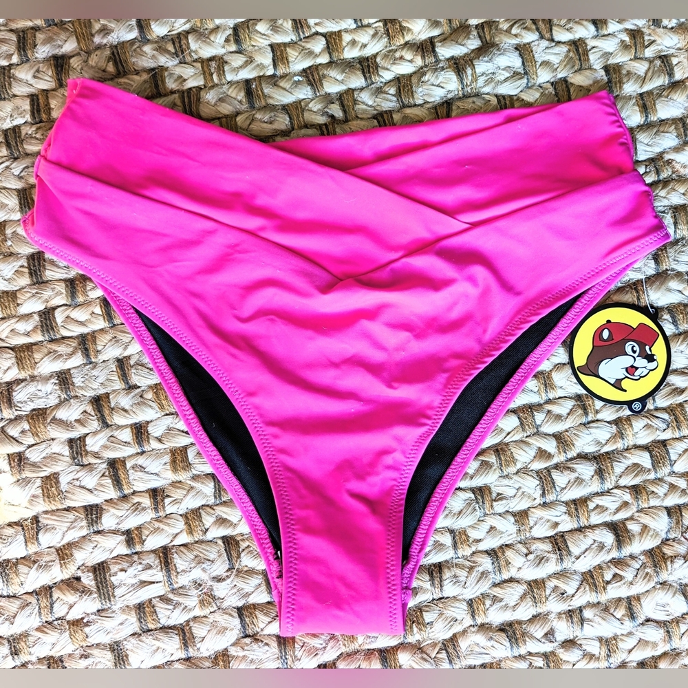 Brand New Buc-ee's Hot Pink Bathsuit Bottoms Size Large